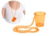 Schnapsglas mit Kette zum umhängen: orange Variante wählen: Produktbild-Vorschau 1