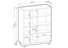 BETTSO Highboard SUNA Japandi Schrank Kommode hoch Eiche Produktbild-Vorschau 5
