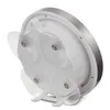 The back of a round bathroom clock with suction cups attached. Produktbild-Vorschau