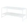 Couchtisch 'Ruokolahti' mit Gitterablage Stahl 102x43x46cm Produktbild-Vorschau 2