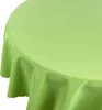 Tischdecke Fleckenresistente Grün Seladon Rund 100 cm Produktbild-Vorschau 2