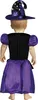 Hexe Halloween Kostüm Lila Schwarz Zauberhut Kürbis Baby Produktbild-Vorschau 3