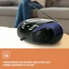 Lenco SCD-37 USB Blue - Tragbares FM-Radio mit Produktbild-Vorschau 4