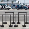 8 x zábranové stĺpiky zo železa a ocele, plastové stĺpiky s Náhľad obrázku produktu 8