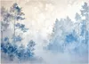 Murale XXL nebbia mattutina nella foresta natura carta da Anteprima dell’immagine prodotto 1