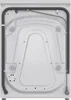 The back of a white washing machine. Produktbild-Vorschau