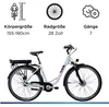 Zündapp Z502 E Bike Damen 28 Zoll weiß/lila 50 cm Produktbild-Vorschau 4