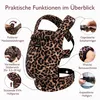 Momcozy Marsupio in 100% cotone – Baby carrier per neonati Anteprima dell’immagine prodotto 6