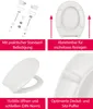 aquaSu® Basic, WC-Sitz in Weiß, Duroplast Toilettendeckel Produktbild-Vorschau 4