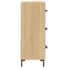 vidaXL Kredens dąb sonoma 34,5x34x90 cm Materiał Podgląd zdjęcia produktu 7