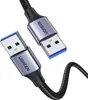 TPE-Geflechtkabel USB 3.0 5Gb/s 1m grau Produktbild-Vorschau 9