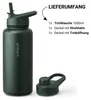 Trinkflasche Edelstahl 1L Thermoflasche Sport Gym Flasche Produktbild-Vorschau 8