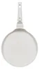 A top-down view of a gray and white pancake pan against a white background. Produktbild-Vorschau