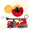 Malplay Camion de pompiers en métal avec échelle, lumières Voir les images du produit 6