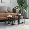 vidaXL Konferenční stolek hnědý dubový vzhled 68x68x40 cm Náhled obrázku produktu 3