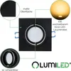 LUMILED 6x Einbaustrahler LED flach Spots GU10 inkl. 6W Produktbild-Vorschau 3