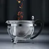 Teekanne Bodum Grau 1 L Glas Edelstahl Produktbild-Vorschau 2