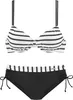 LASCANA Bügel-Bikini schwarz-weiß Größe 36 Cup C Produktbild-Vorschau 1