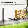 Outsunny Range buches extérieur, abri buches, support de Voir les images du produit 4