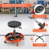 GOPLUS Werkstatthocker 41-56cm höhenverstellbar, Rollhocker Produktbild-Vorschau 4