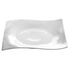 A white plate on a white background. Produktbild-Vorschau