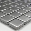 Edelstahl Metall Mosaikfliesen Concept Silber Gebürstet Q23 Produktbild-Vorschau 1