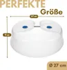 2er Set Mikrowellenhaube 27 cm Microwellenabdeckungen Produktbild-Vorschau 2