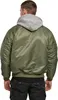 Brandit MA1 Sweat Kapuzen Outdoorjacke Größe 4XL Farbe Produktbild-Vorschau 3