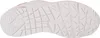 The sole of a white and red sneaker is shown from an underneath view. Produktbild-Vorschau