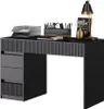 Schreibtisch Vicco Omira Schwarz 120 x 55 cm mit 5 Produktbild-Vorschau 8