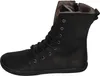A side view of a black lace-up boot. Anteprima dell’immagine prodotto