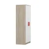 Drehtürenschrank JONAS 06 – Kinderschrank 80 cm Sonoma/Weiß Produktbild-Vorschau 9