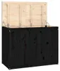 vidaXL Cassettone per lavanderia nero 88,5x44x66 cm in Anteprima dell’immagine prodotto 1