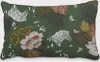 SCHÖNER LEBEN. Kissenhülle ZOOP Blumen Zebra grün braun Produktbild-Vorschau 1