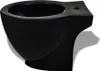 VidaXL Set per wc e bidet in Vetroceramica nero Anteprima dell’immagine prodotto 8