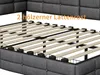 INONEFT čalúnená posteľ 140x190 cm s LED osvetlením a USB Náhľad obrázku produktu 15