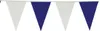 Wimpelkette - blau/weiß Kunststoff 10 m. Produktbild-Vorschau 2