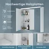 doporro Spiegelschrank Wandspiegel mit LED-Beleuchtung Produktbild-Vorschau 6