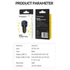 Wozinsky Wdccac Caricabatterie da auto Usb-C Usb-A 36W - Anteprima dell’immagine prodotto 5