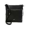 A black L.Credi handbag is shown against a white background.