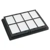 A black and white air filter with a grid pattern. Produktbild-Vorschau