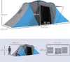 Outsunny Tunnelzelt Campingzelt für 4 Personen mit 2 Produktbild-Vorschau 3