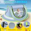 Baby-Strandzelt,Pop-Up Sonnenzelt mit UV-Schutz und Produktbild-Vorschau 7