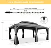 PURPLE LEAF Hardtop Pavillon 4.25x6m wasserdicht winterfest Produktbild-Vorschau 13