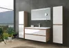 Badmöbel-Set Leonard badmöbel Set Eiche/Weiß Kosmetik Produktbild-Vorschau 2