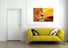 Wallario Premium Leinwandbild Prächtiger Löwe in der Produktbild-Vorschau 3