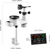 VEVOR 5-in-1-WLAN-Wetterstation, 7,5-Zoll-VA-Display, Produktbild-Vorschau 8
