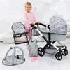 Bayer Design 17007AB Puppenwagen Xeo, verstellbarer Griff, Produktbild-Vorschau 2