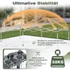 Sekey Faltpavillon 3x6 m wasserdicht UV50+ Gartenpavillon Produktbild-Vorschau 5