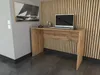 ULWEHOME Biurko Komputerowe Narożne 120x50 Szuflady Szary Podgląd zdjęcia produktu 5